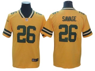 Green Bay Packers #26 Darnell Savage Yellow Legend Inverted Jersey