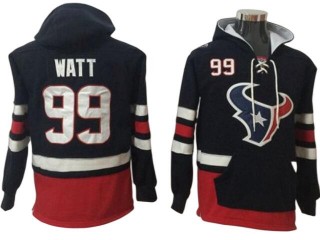 Houston Texans #99 J.J. Watt Pocket Pullover Hoodie