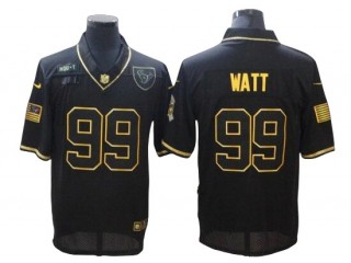 Houston Texans #99 J.J. Watt Black Gold Salute To Service Limited Jersey