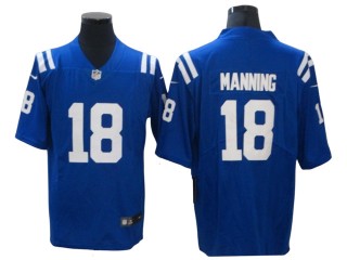 Indianapolis Colts #18 Peyton Manning Royal Vapor Untouchable Limited Jersey