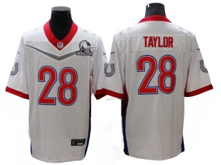 Indianapolis Colts #28 Jonathan Taylor White 2022 AFC Pro Bowl Jersey