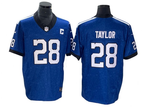 Indianapolis Colts #28 Jonathan Taylor Blue Vapor F.U.S.E. Limited Jersey