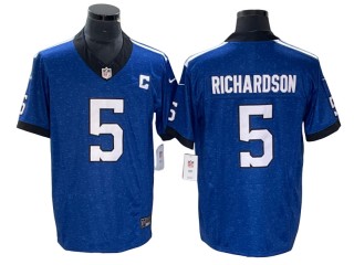 Indianapolis Colts #5 Anthony Richardson Blue Vapor F.U.S.E. Limited Jersey