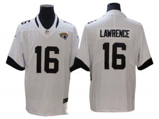Jacksonville Jaguars #16 Trevor Lawrence White Vapor Limited Jersey