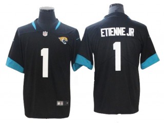 Jacksonville Jaguars #1 Travis Etienne Jr. Black Vapor Limited Jersey