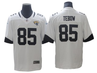 Jacksonville Jaguars #85 Tim Tebow White Vapor Limited Jersey