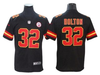 Kansas City Chiefs #32 Nick Bolton Black Vapor Limited Jersey