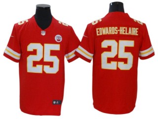 Kansas City Chiefs #25 Clyde Edwards-Helaire Red Vapor Untouchable Limited Jersey