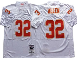 M&N Kansas City Chiefs #32 Marcus Allen White Legacy Jersey