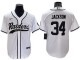 Las Vegas Raiders #34 Bo Jackson Baseball Style Jersey