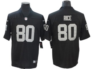Las Vegas Raiders #80 Jerry Rice Black Vapor Untouchable Limited Jersey
