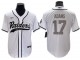 Las Vegas Raiders #17 Davante Adams Baseball Jersey - Black/Gray/White/Olive