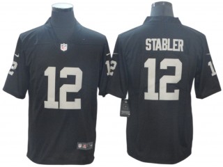 Las Vegas Raiders #12 Ken Stabler Black Vapor Untouchable Limited Jersey