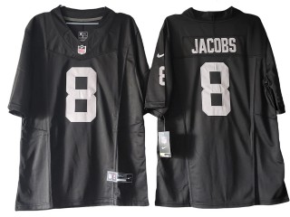 Las Vegas Raiders #8 Josh Jacobs Black Vapor F.U.S.E. Limited Jersey