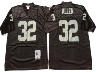 M&N Raiders #32 Marcus Allen Black Legacy Jersey