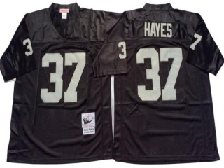 M&N Raiders #37 Lester Craig Hayes Black Legacy Jersey