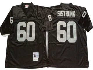 M&N Raiders #60 Otis Sistrunk Black Legacy Jersey