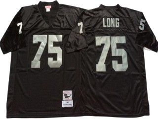 M&N Raiders #75 Howie Long Black Legacy Jersey