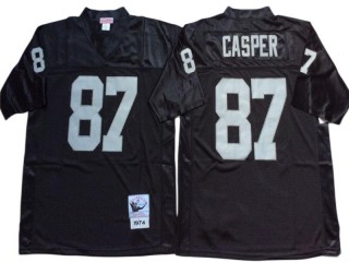 M&N Raiders #87 Dave Casper Black Legacy Jersey