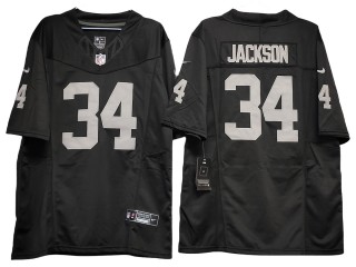 Las Vegas Raiders #34 Bo Jackson Black Vapor F.U.S.E. Limited Jersey