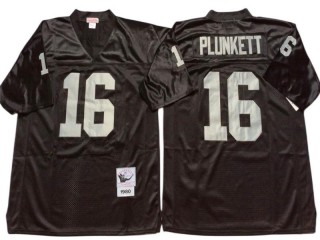M&N Raiders #16 Jim Plunkett Black Legacy Jersey