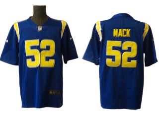 Los Angeles Chargers #52 Khalil Mack Blue Color Rush Vapor Limited Jersey