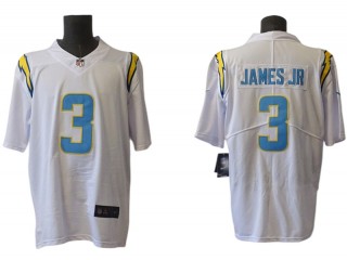 Los Angeles Chargers #3 Derwin James Jr. White Vapor Limited Jersey