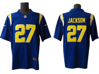 Los Angeles Chargers #27 J.C. Jackson Blue Color Rush Vapor Limited Jersey