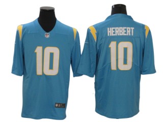 Los Angeles Chargers #10 Justin Herbert Powder Blue Vapor Untouchable Limited Jersey