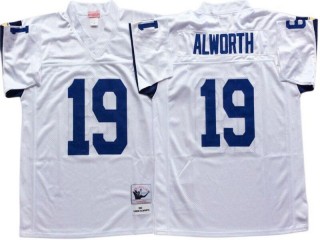 M&N Chargers #19 Lance Alworth White Legacy Jersey
