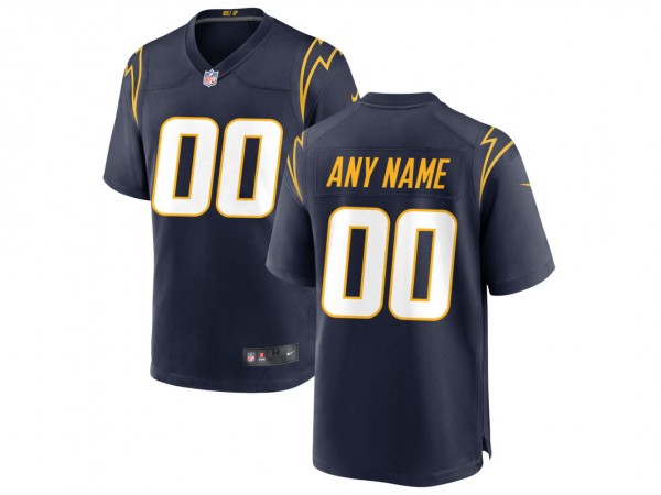 Custom Los Angeles Chargers Navy Vapor Limited Jersey