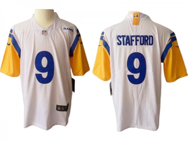 Los Angeles Rams #9 Matthew Stafford White Vapor Limited Jersey