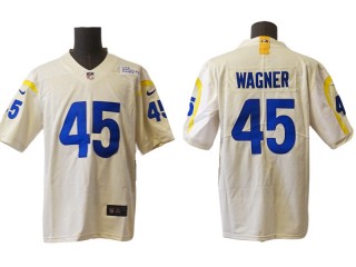 Los Angeles Rams #45 Bobby Wagner Cream Vapor Limited Jersey 