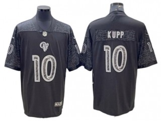 Los Angeles Rams #10 Cooper Kupp Black RFLCTV Limited Jersey