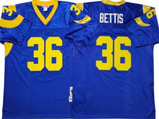 M&N St. Louis Rams #36 Jerome Bettis Royal Legacy Jersey