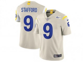 Los Angeles Rams #9 Matthew Stafford Cream Bone Vapor Limited Jersey