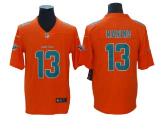 Miami Dolphins #13 Dan Marino Orange Inverted Legend Jersey