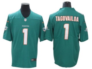Miami Dolphins #1 Tua Tagovailoa Aqua Vapor Untouchable Limited Jersey