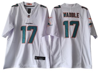 Miami Dolphins #17 Jaylen Waddle White Vapor F.U.S.E. Limited Jersey