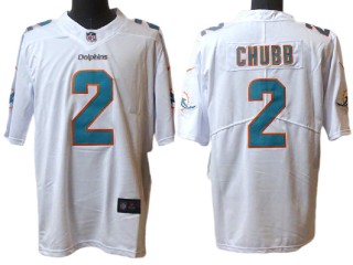 Miami Dolphins #2 Bradley Chubb White Vapor Limited Jersey