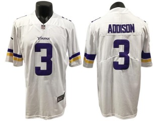 Minnesota Vikings #3 Jordan Addison White Vapor Limited Jersey