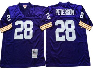 M&N Minnesota Vikings #28 Adrian Peterson Purple Legacy Jersey