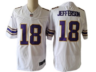 Minnesota Vikings #18 Justin Jefferson White Classic Vapor F.U.S.E. Limited Jersey