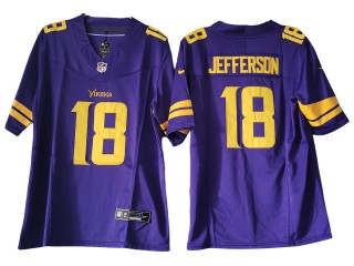 Minnesota Vikings #18 Justin Jefferson Purple Alternate Vapor F.U.S.E. Limited Jersey