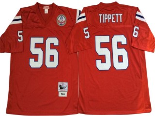 M&N New England Patriots #56 Andre Tippett Red 1984 Legacy Jersey