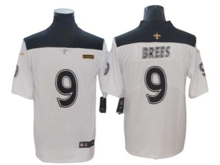 New Orleans Saints #9 Drew Brees White City Edition Vapor Limited Jersey