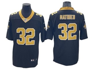 New Orleans Saints #32 Tyrann Mathieu Black Vapor Limited Jersey