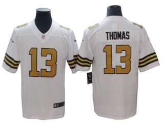 New Orleans Saints #13 Michael Thomas White Color Rush Vapor Limited Jersey