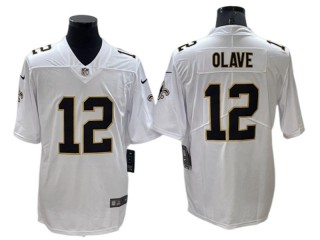New Orleans Saints #12 Chris Olave White Vapor Limited Jersey