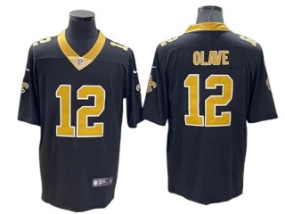 New Orleans Saints #12 Chris Olave Black Vapor Limited Jersey